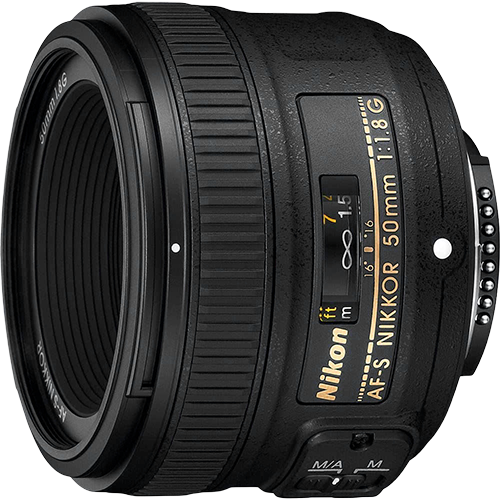 Nikon 50mm f/1.8 lens