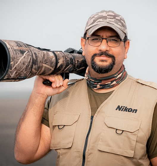 Khaldoon Aldway working in the field